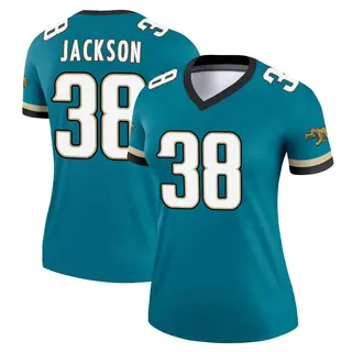 Jacksonville Jaguars Women's Ja'Quinden Jackson Legend Prowler Throwback Jersey - Teal