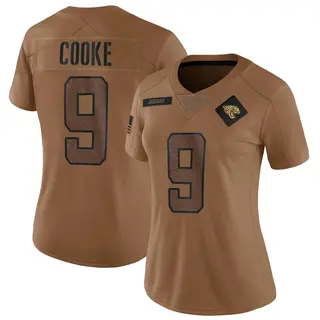 Jacksonville Jaguars Women's Logan Cooke Limited 2023 Salute To Service Jersey - Brown