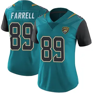 Jacksonville Jaguars Women's Luke Farrell Limited Vapor Untouchable Team Color Jersey - Teal