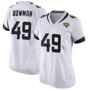 Jacksonville Jaguars Women's Shawn Bowman Game Jersey - White