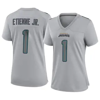 Jacksonville Jaguars Women's Travis Etienne Jr. Game Atmosphere Fashion Jersey - Gray