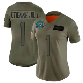 Jacksonville Jaguars Women's Travis Etienne Jr. Limited 2019 Salute to Service Jersey - Camo