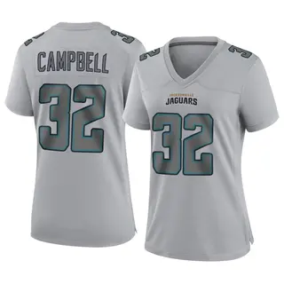 Jacksonville Jaguars Women's Tyson Campbell Game Atmosphere Fashion Jersey - Gray