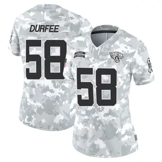 Jacksonville Jaguars Women's Zach Durfee Limited 2024 Salute to Service Jersey - Arctic Camo