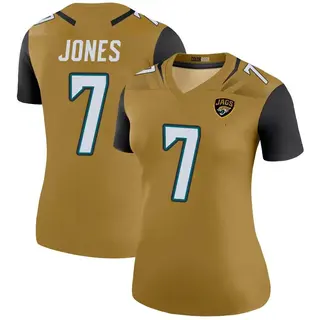 Jacksonville Jaguars Women's Zay Jones Legend Color Rush Bold Jersey - Gold