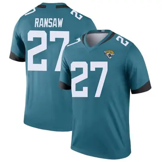 Jacksonville Jaguars Youth Caleb Ransaw Legend Color Rush Jersey - Teal