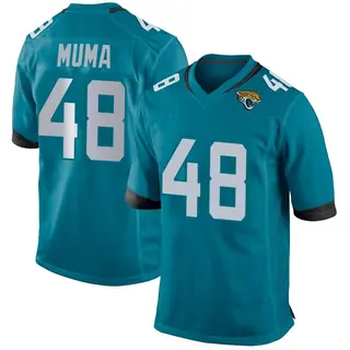 Jacksonville Jaguars Youth Chad Muma Game Jersey - Teal