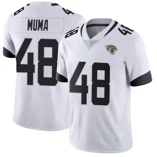 Jacksonville Jaguars Youth Chad Muma Limited Vapor Untouchable Jersey - White