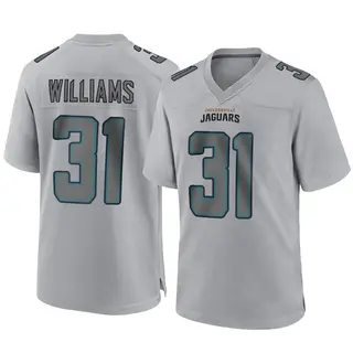 Jacksonville Jaguars Youth Darious Williams Game Atmosphere Fashion Jersey - Gray