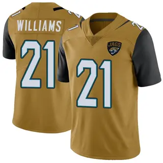 Jacksonville Jaguars Youth Darious Williams Limited Color Rush Vapor Untouchable Jersey - Gold