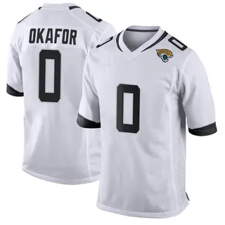Jacksonville Jaguars Youth Denzel Okafor Game Jersey - White