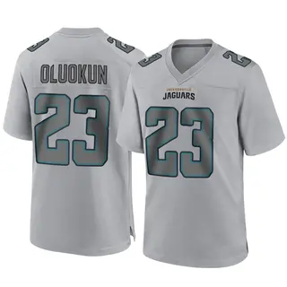 Jacksonville Jaguars Youth Foyesade Oluokun Game Atmosphere Fashion Jersey - Gray