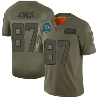 Jacksonville Jaguars Youth J.J. Jones Limited 2019 Salute to Service Jersey - Camo