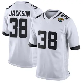 Jacksonville Jaguars Youth Ja'Quinden Jackson Game Jersey - White