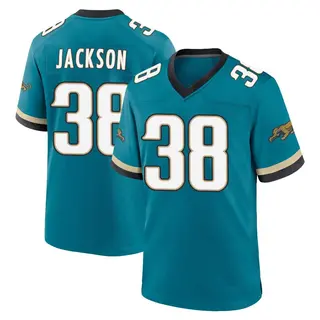 Jacksonville Jaguars Youth Ja'Quinden Jackson Game Prowler Throwback Jersey - Teal