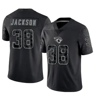 Jacksonville Jaguars Youth Ja'Quinden Jackson Limited Reflective Jersey - Black