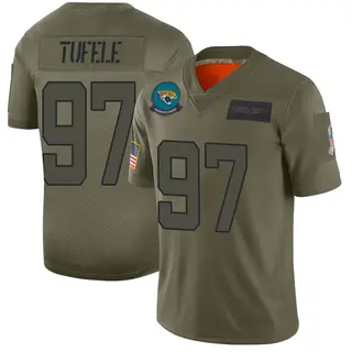 Jacksonville Jaguars Youth Jay Tufele Limited 2019 Salute to Service Jersey - Camo