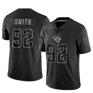 Jacksonville Jaguars Youth Jordan Smith Limited Reflective Jersey - Black