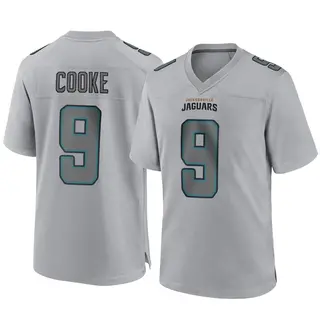 Jacksonville Jaguars Youth Logan Cooke Game Atmosphere Fashion Jersey - Gray