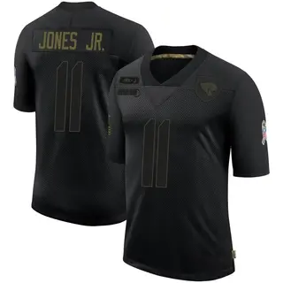 Jacksonville Jaguars Youth Marvin Jones Jr. Limited 2020 Salute To Service Jersey - Black