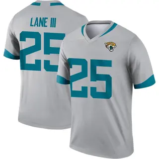 Jacksonville Jaguars Youth Rayuan Lane III Legend Silver Inverted Jersey