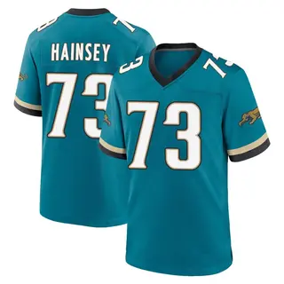 Jacksonville Jaguars Youth Robert Hainsey Game Prowler Throwback Jersey - Teal