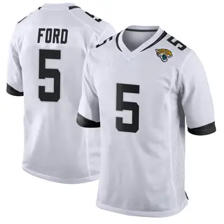 Jacksonville Jaguars Youth Rudy Ford Game Jersey - White
