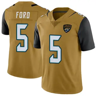 Jacksonville Jaguars Youth Rudy Ford Limited Color Rush Vapor Untouchable Jersey - Gold