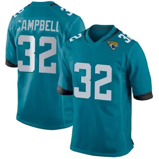 Jacksonville Jaguars Youth Tyson Campbell Game Jersey - Teal