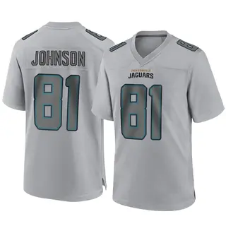 Jacksonville Jaguars Youth Willie Johnson Game Atmosphere Fashion Jersey - Gray
