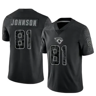 Jacksonville Jaguars Youth Willie Johnson Limited Reflective Jersey - Black